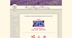 Desktop Screenshot of brazilappealwaxing.com